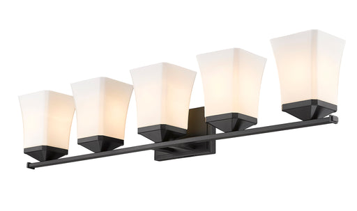 Vanity Z-Lite 1939-5V-MB Matte Black Darcy 5 Light Vanity Z-Lite