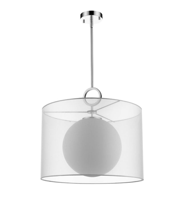 Pendant Z-Lite 194-20W-C Chrome Arosia 1 Light Pendant Z-Lite