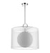 Pendant Z-Lite 194-20W-C Chrome Arosia 1 Light Pendant Z-Lite