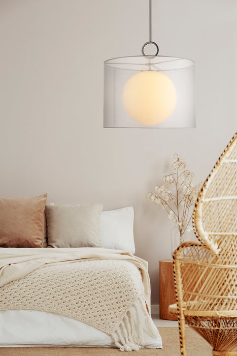 Pendant Z-Lite 194-20W-C Chrome Arosia 1 Light Pendant Z-Lite