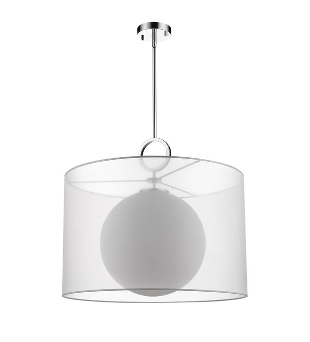 Pendant Z-Lite 194-24W-C Chrome Arosia 1 Light Pendant Z-Lite