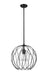 Pendant Z-Lite 1940P16-MB Matte Black Elle 1 Light Pendant Z-Lite