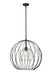 Pendant Z-Lite 1940P24-MB Matte Black Elle 1 Light Pendant Z-Lite