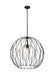 Pendant Z-Lite 1940P24-MB Matte Black Elle 1 Light Pendant Z-Lite