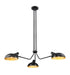 Chandelier Z-Lite 1942-3MB Matte Black Bellamy 3 Light Chandelier Z-Lite