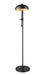 Floor Lamp Z-Lite 1942FL-MB Matte Black Bellamy 1 Light Floor Lamp Z-Lite