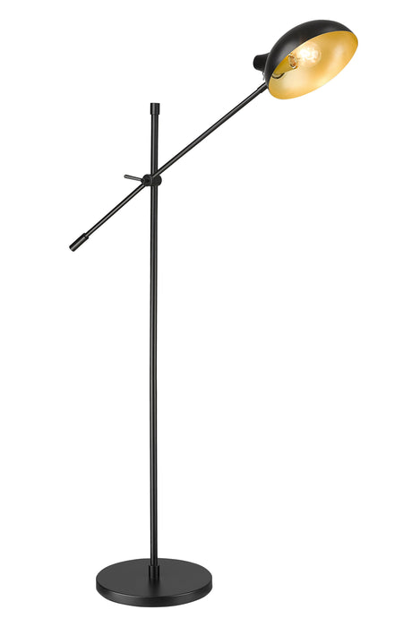 Floor Lamp Z-Lite 1942FL-MB Matte Black Bellamy 1 Light Floor Lamp Z-Lite