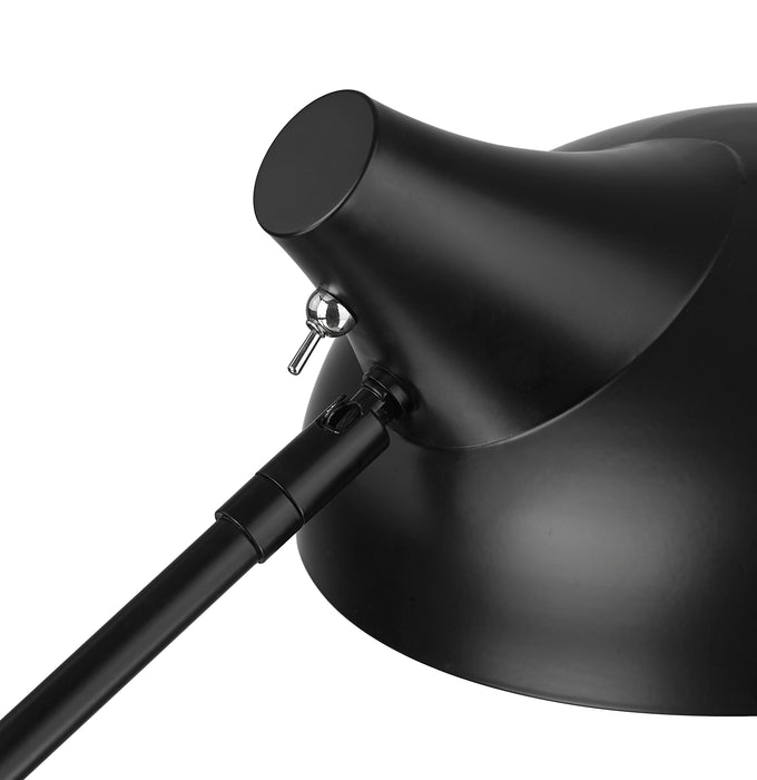 Floor Lamp Z-Lite 1942FL-MB Matte Black Bellamy 1 Light Floor Lamp Z-Lite