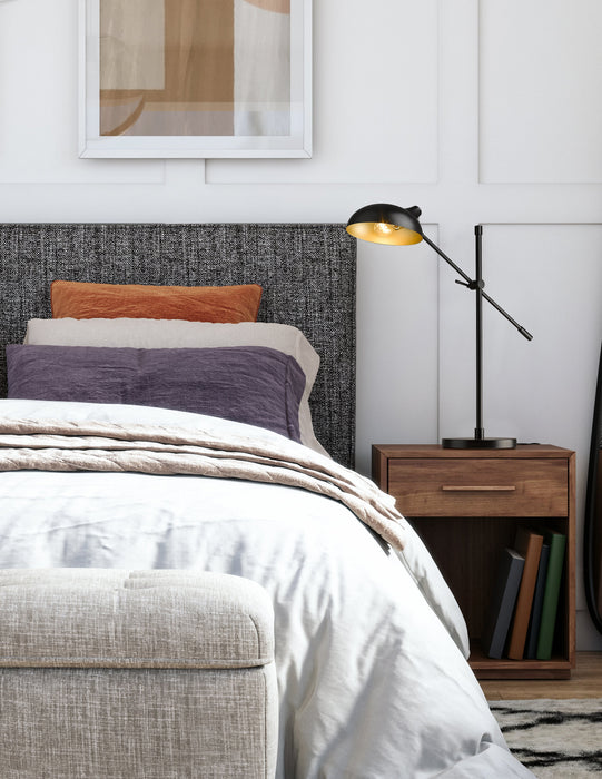 Table Lamp Z-Lite 1942TL-MB Matte Black Bellamy 1 Light Table Lamp Z-Lite