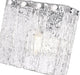 Wall Sconce Z-Lite 1943-1S-CH Chrome Glacier 1 Light Wall Sconce Z-Lite