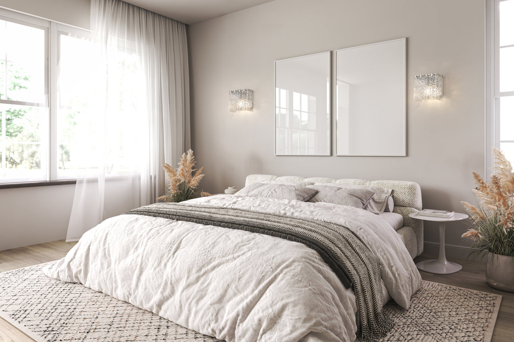 Wall Sconce Z-Lite 1943-1S-CH Chrome Glacier 1 Light Wall Sconce Z-Lite