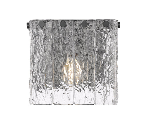 Wall Sconce Z-Lite 1943-1S-MB Matte Black Glacier 1 Light Wall Sconce Z-Lite
