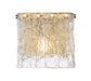 Wall Sconce Z-Lite 1943-1S-MGLD Modern Gold Glacier 1 Light Wall Sconce Z-Lite