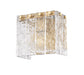 Wall Sconce Z-Lite 1943-1S-MGLD Modern Gold Glacier 1 Light Wall Sconce Z-Lite