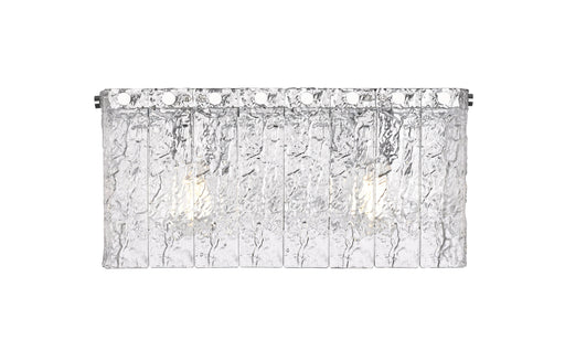 Vanity Z-Lite 1943-2V-CH Chrome Glacier 2 Light Vanity Z-Lite