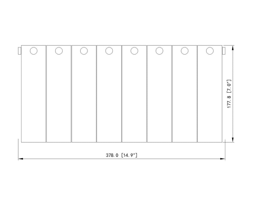Vanity Z-Lite 1943-2V-MGLD Modern Gold Glacier 2 Light Vanity Z-Lite