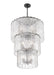 Chandelier Z-Lite 1943-36MB Matte Black Glacier 12 Light Chandelier Z-Lite