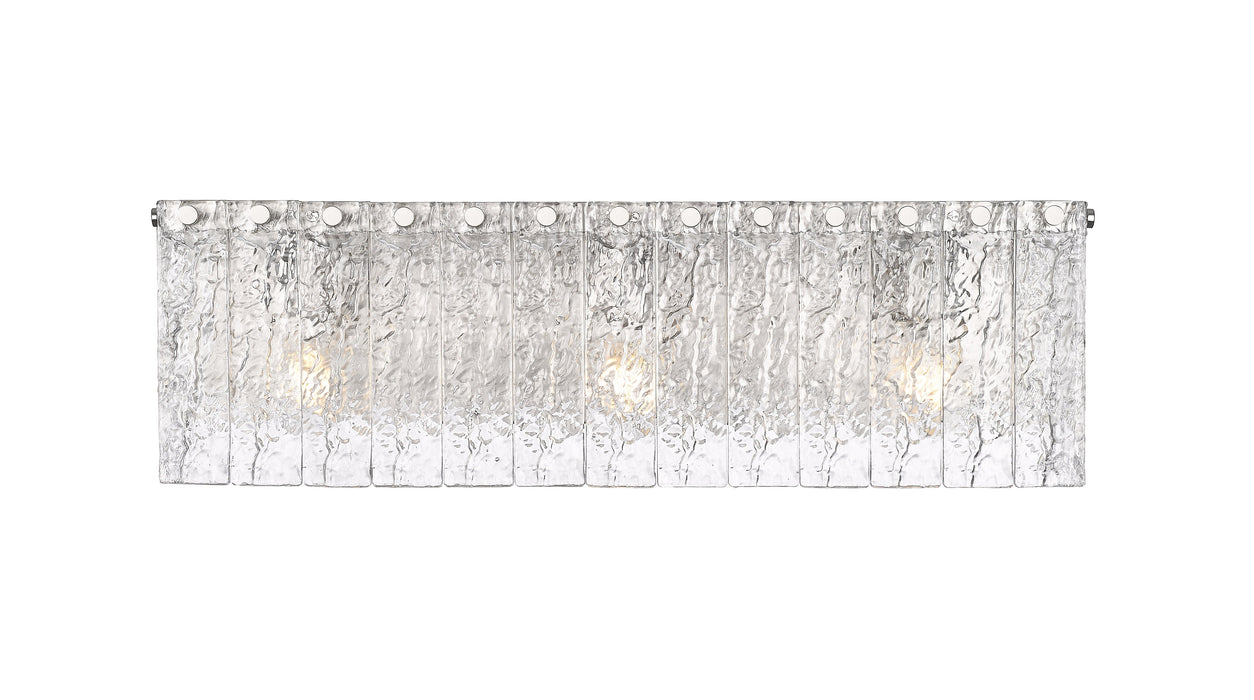 Vanity Z-Lite 1943-3V-BN Brushed Nickel Glacier 3 Light Vanity Z-Lite