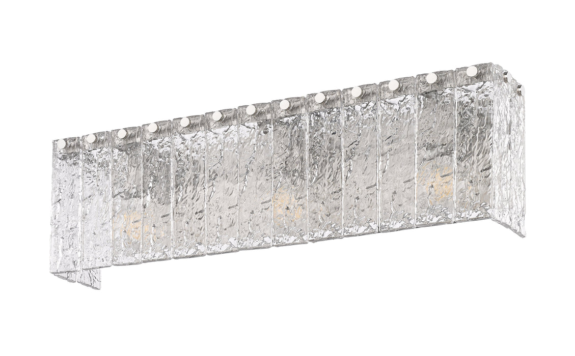 Vanity Z-Lite 1943-3V-BN Brushed Nickel Glacier 3 Light Vanity Z-Lite