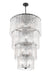 Chandelier Z-Lite 1943-48MB Matte Black Glacier 18 Light Chandelier Z-Lite