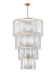 Chandelier Z-Lite 1943-48MGLD Modern Gold Glacier 18 Light Chandelier Z-Lite