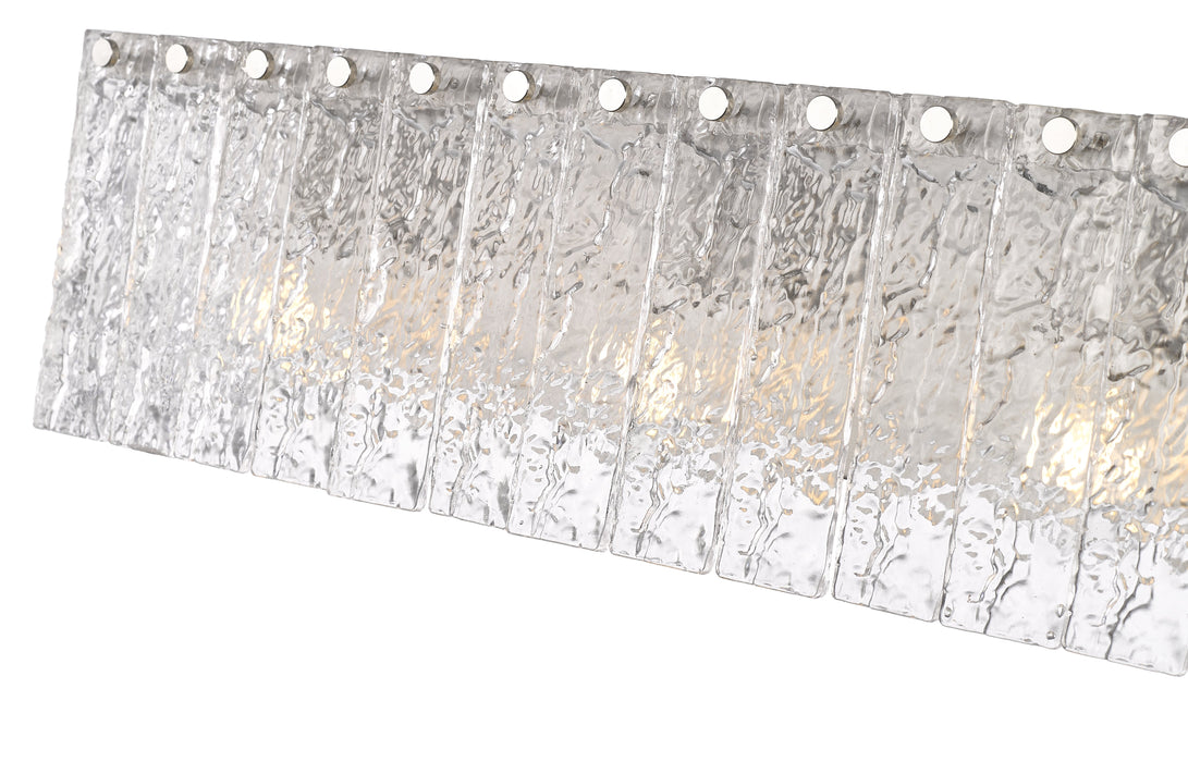 Vanity Z-Lite 1943-4V-BN Brushed Nickel Glacier 4 Light Vanity Z-Lite