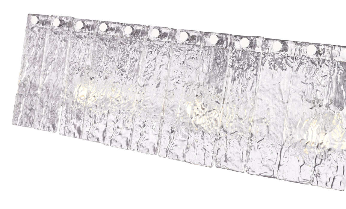 Vanity Z-Lite 1943-4V-CH Chrome Glacier 4 Light Vanity Z-Lite