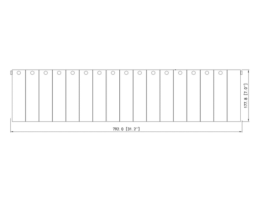 Vanity Z-Lite 1943-4V-CH Chrome Glacier 4 Light Vanity Z-Lite