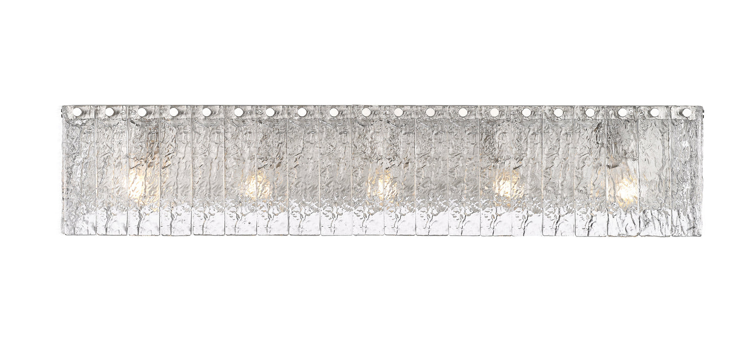 Vanity Z-Lite 1943-5V-BN Brushed Nickel Glacier 5 Light Vanity Z-Lite