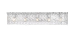 Vanity Z-Lite 1943-5V-CH Chrome Glacier 5 Light Vanity Z-Lite