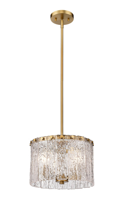 Pendant Z-Lite 1943P12-MGLD Modern Gold Glacier 3 Light Pendant Z-Lite
