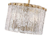 Pendant Z-Lite 1943P12-MGLD Modern Gold Glacier 3 Light Pendant Z-Lite