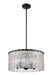 Pendant Z-Lite 1943P18-MB Matte Black Glacier 5 Light Pendant Z-Lite