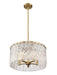 Pendant Z-Lite 1943P18-MGLD Modern Gold Glacier 5 Light Pendant Z-Lite