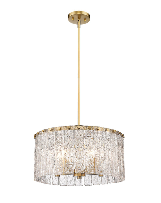 Pendant Z-Lite 1943P18-MGLD Modern Gold Glacier 5 Light Pendant Z-Lite