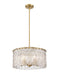Pendant Z-Lite 1943P18-MGLD Modern Gold Glacier 5 Light Pendant Z-Lite
