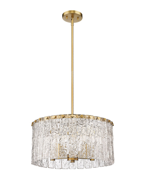 Pendant Z-Lite 1943P18-MGLD Modern Gold Glacier 5 Light Pendant Z-Lite