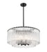 Pendant Z-Lite 1943P26-2-MB Matte Black Glacier 10 Light Pendant Z-Lite