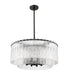 Pendant Z-Lite 1943P26-2-MB Matte Black Glacier 10 Light Pendant Z-Lite