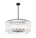 Pendant Z-Lite 1943P32-2-MB Matte Black Glacier 12 Light Pendant Z-Lite