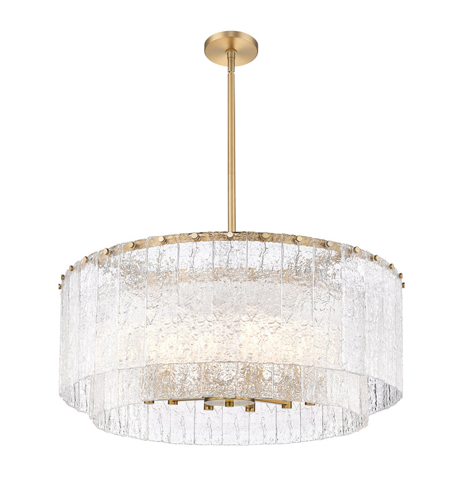 Pendant Z-Lite 1943P32-2-MGLD Modern Gold Glacier 12 Light Pendant Z-Lite