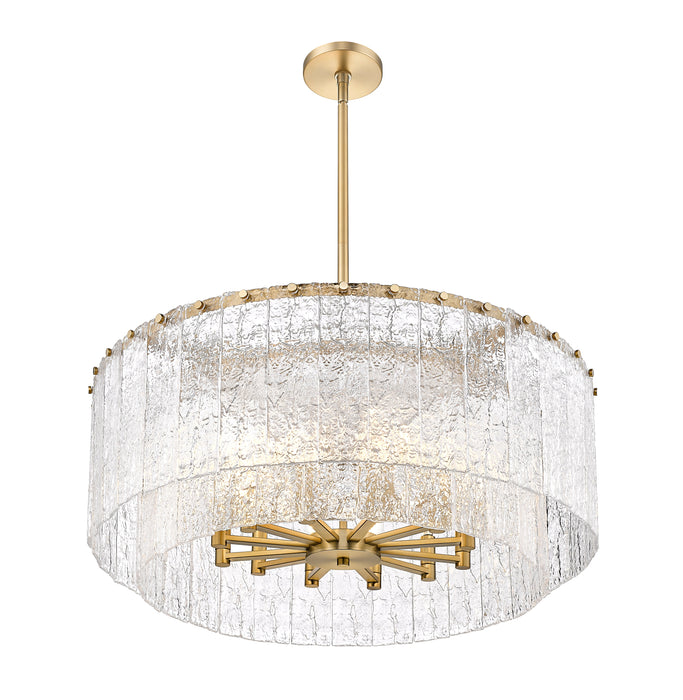 Pendant Z-Lite 1943P32-2-MGLD Modern Gold Glacier 12 Light Pendant Z-Lite