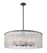 Chandelier Z-Lite 1943P32-MB Matte Black Glacier 12 Light Chandelier Z-Lite