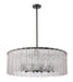 Chandelier Z-Lite 1943P32-MB Matte Black Glacier 12 Light Chandelier Z-Lite