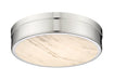 Flush Mount Z-Lite 1944F15-PN-LED Polished Nickel Anders 1 Light Flush Mount Z-Lite