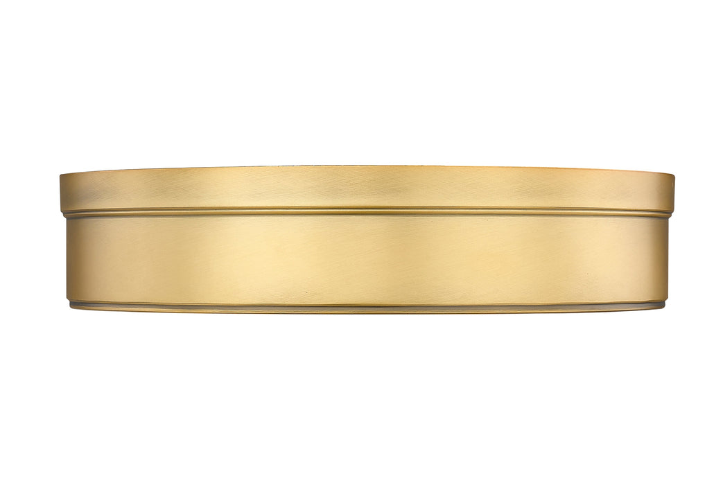 Flush Mount Z-Lite 1944F15-RB-LED Rubbed Brass Anders 1 Light Flush Mount Z-Lite