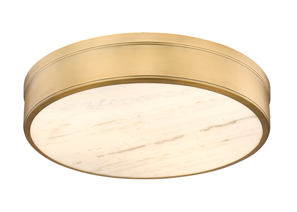 Flush Mount Z-Lite 1944F22-RB-LED Rubbed Brass Anders 3 Light Flush Mount Z-Lite