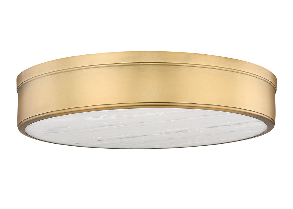 Flush Mount Z-Lite 1944F22-RB-LED Rubbed Brass Anders 3 Light Flush Mount Z-Lite