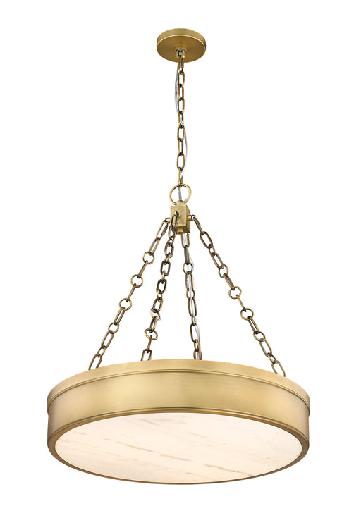 Chandelier Z-Lite 1944P22-RB-LED Rubbed Brass Anders 3 Light Chandelier Z-Lite