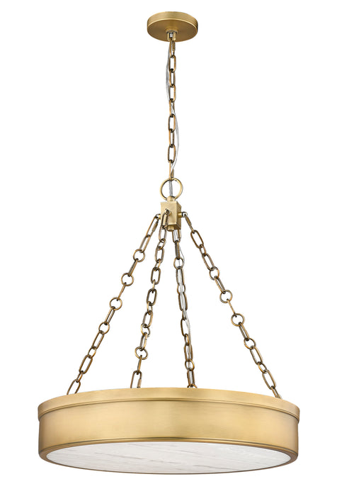 Chandelier Z-Lite 1944P22-RB-LED Rubbed Brass Anders 3 Light Chandelier Z-Lite